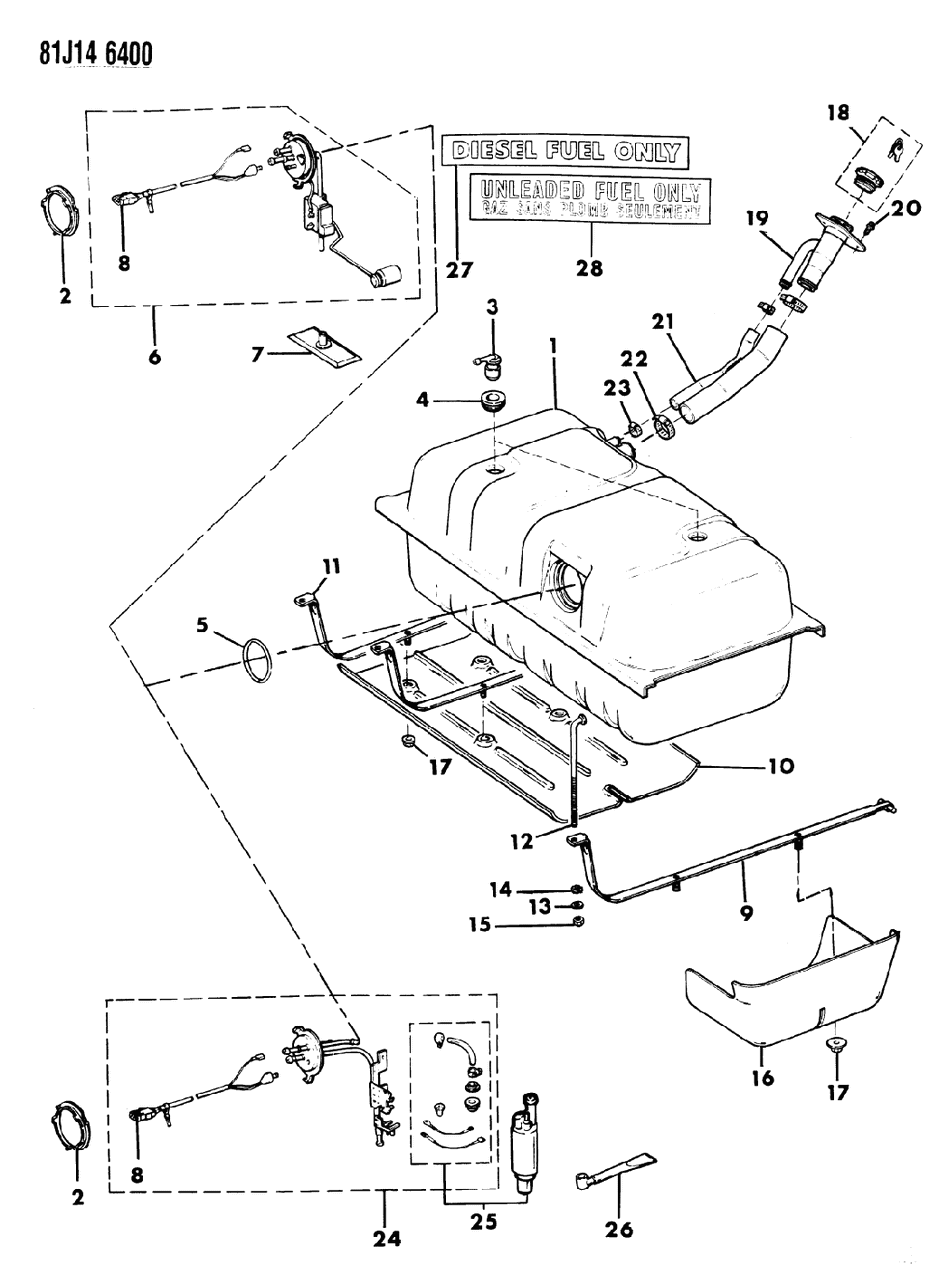 Mopar 83502752 Pump Package - Efi Engine
