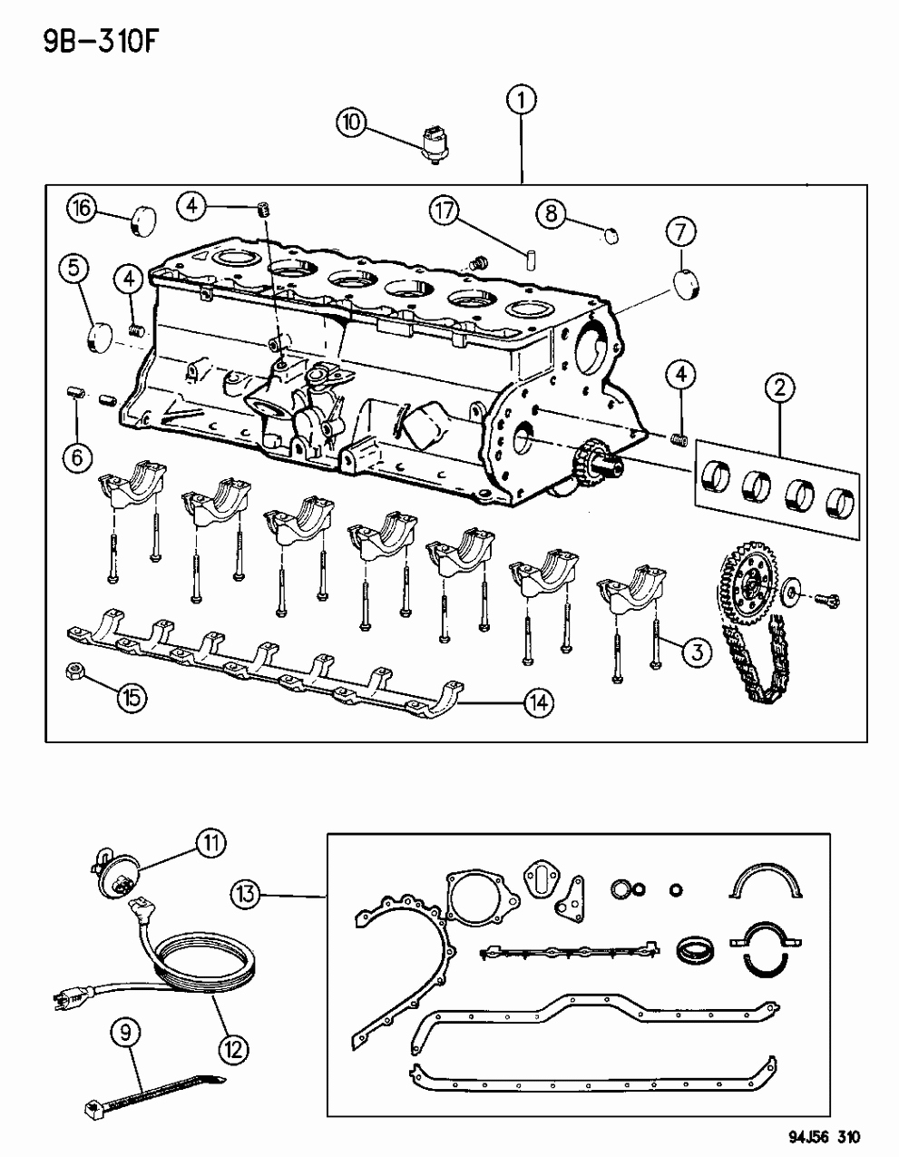 Mopar R2640469AB Block, Short, W/O Camshaft