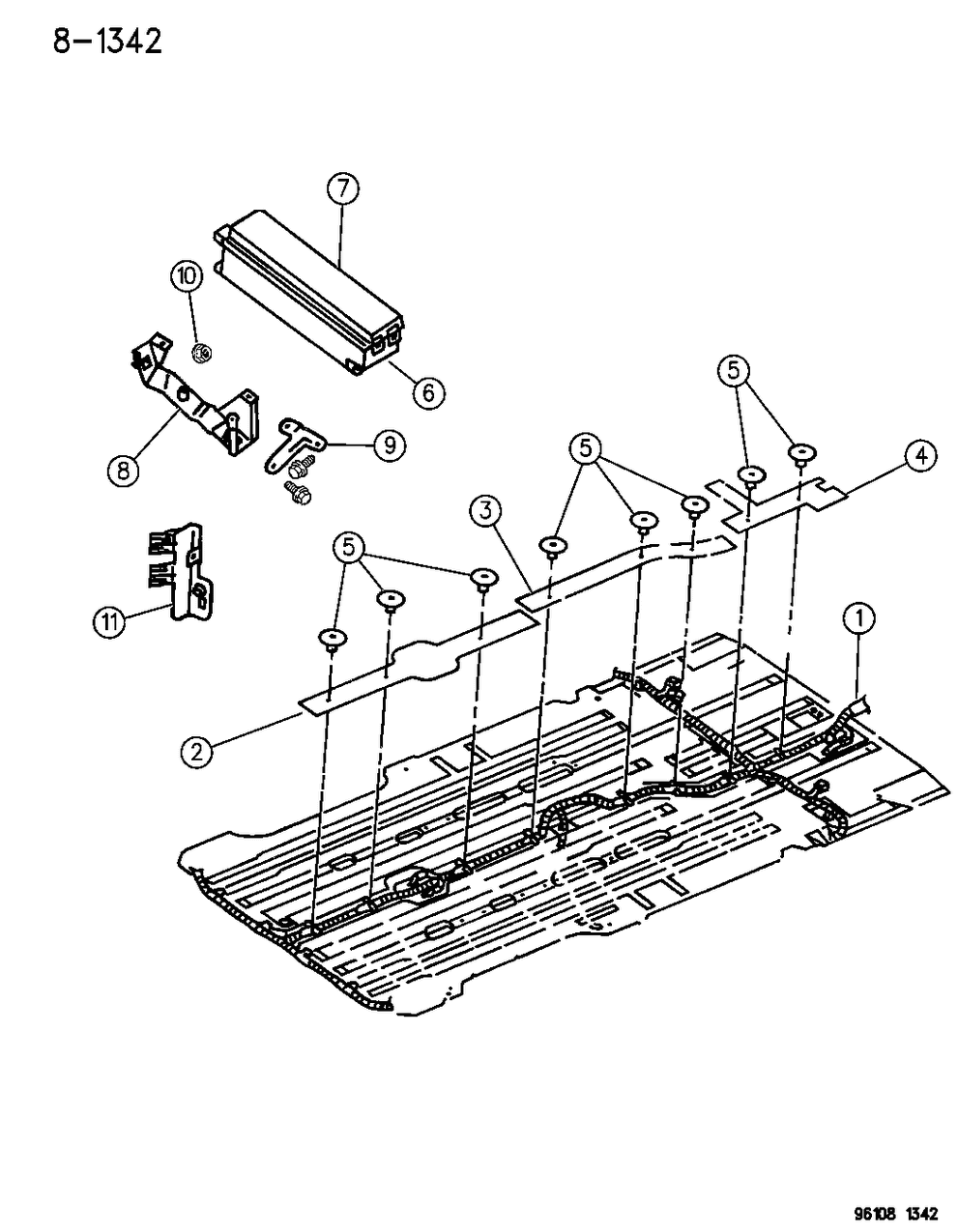 Mopar 4868131 Power Distribution Center, W/E.A.T.X. 4 Speed Auto, ABS