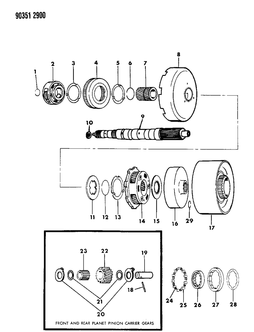 Mopar 1942095 Cam, "O" Running Clutch (12 Cam Lobes)