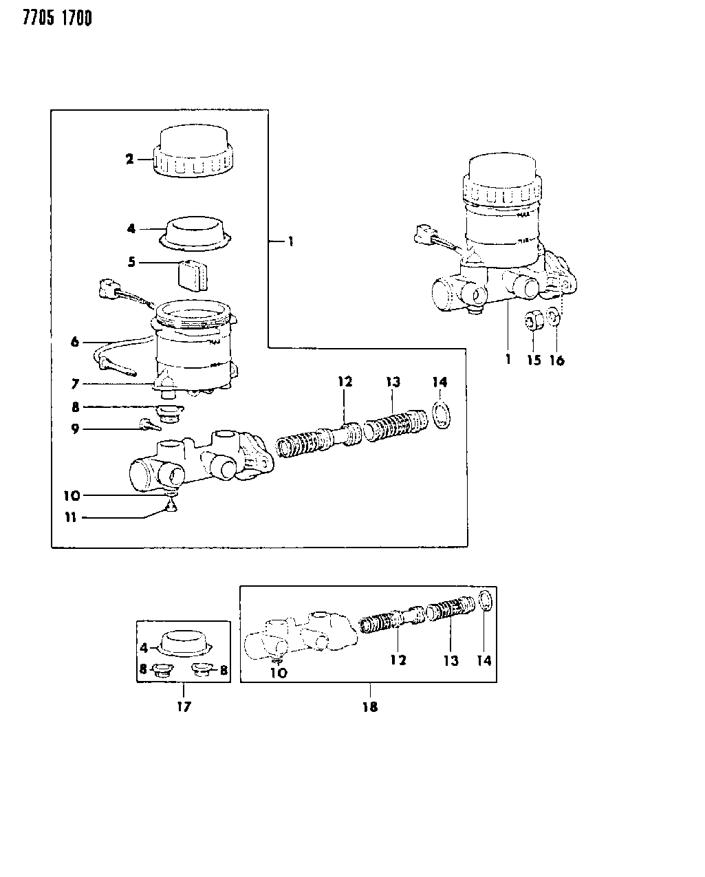 Mopar MB316236 Reservoir, Brake Oil