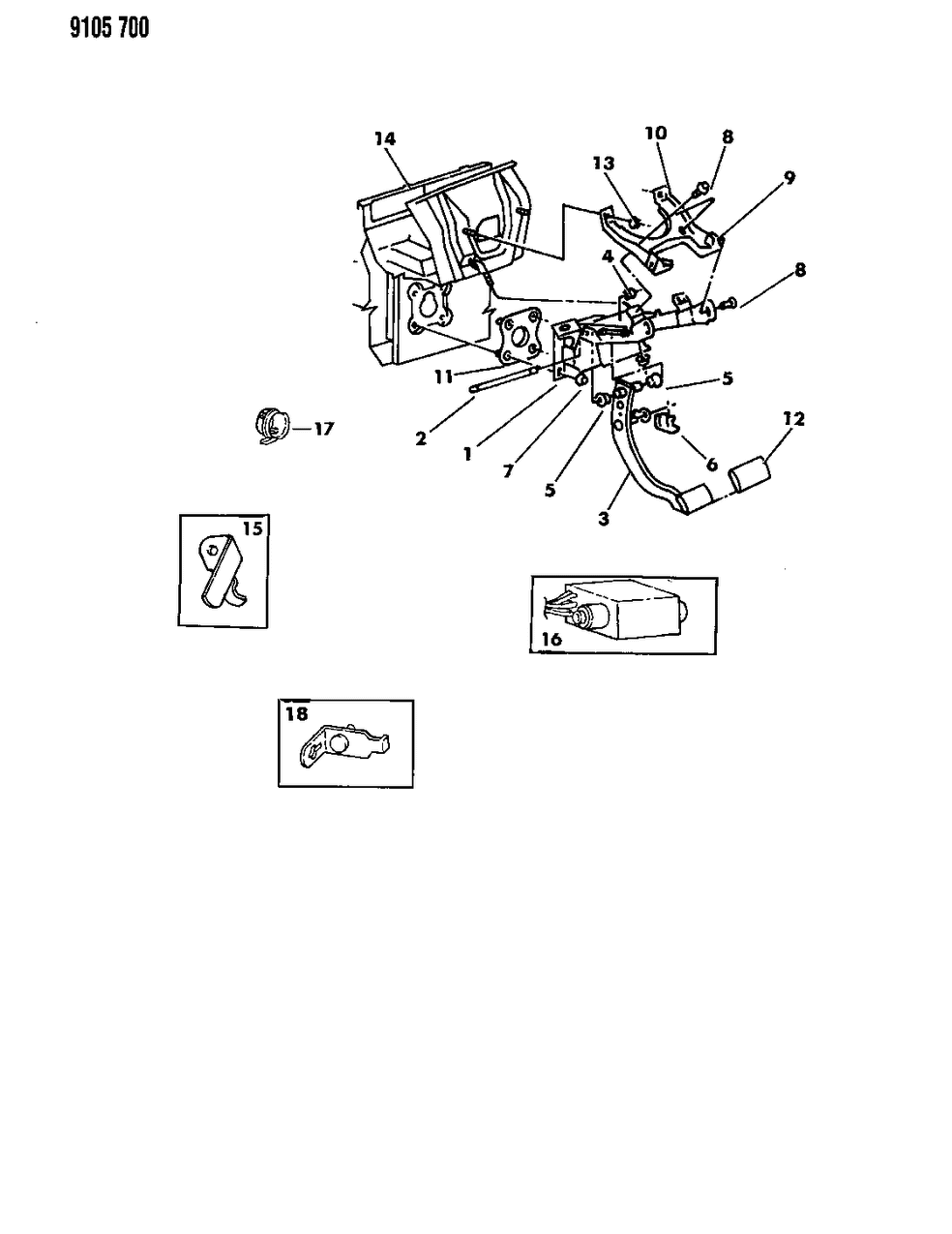 Mopar 4373592 Stoplamp Switch