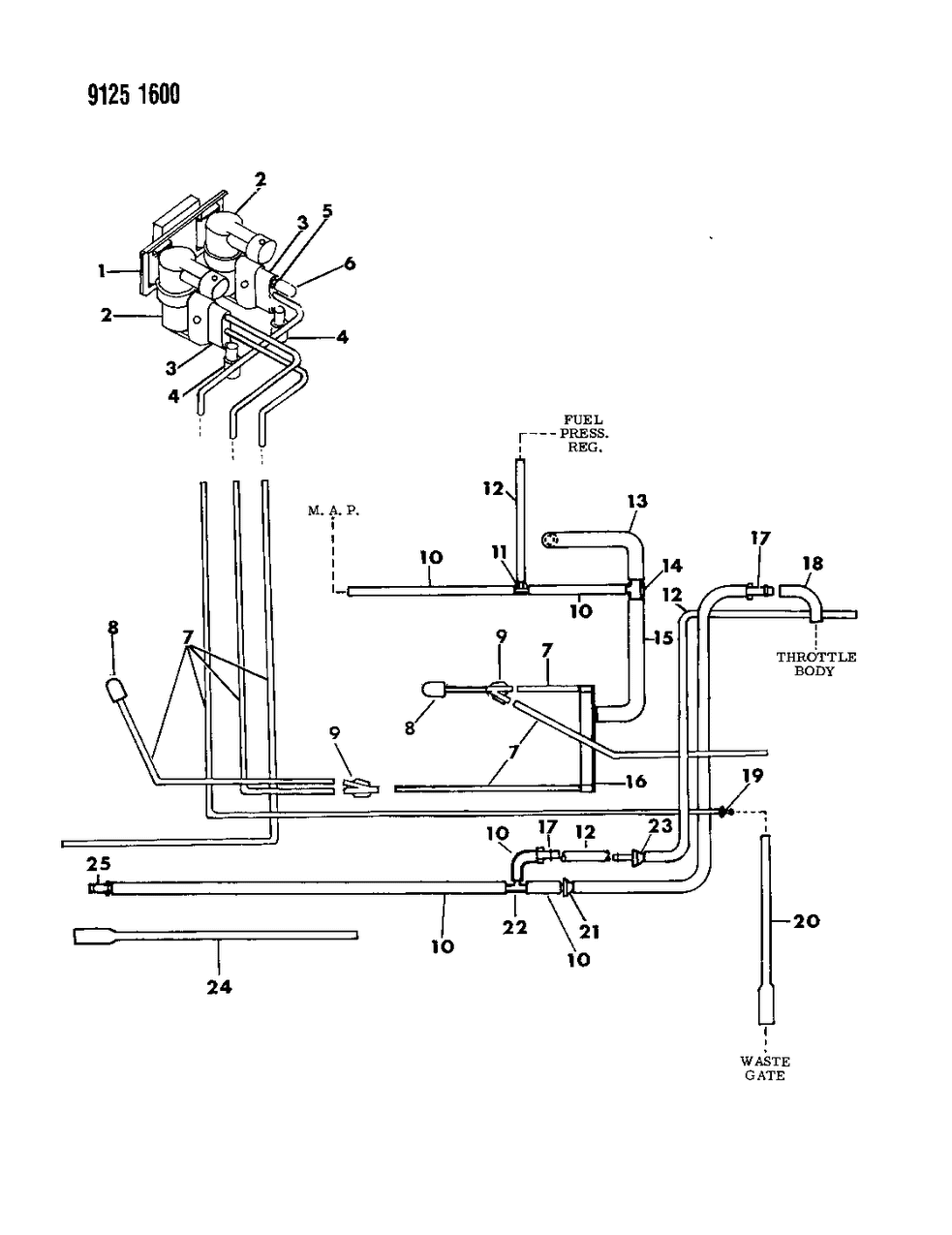 Mopar 4418660 Hose, Vapor Canister To Fuel Tank Vapor Tube Front