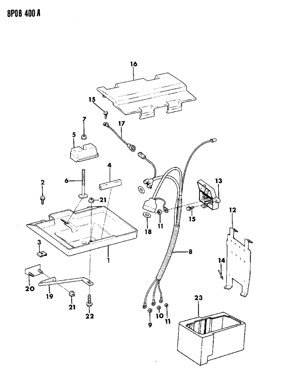 Mopar 34201894 Hold Down Bolt