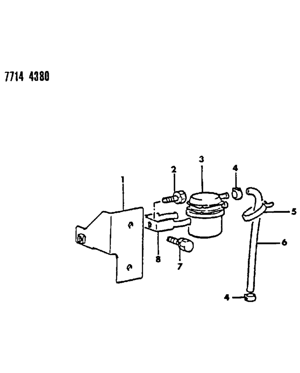 Mopar MB433774 Fuel Filter