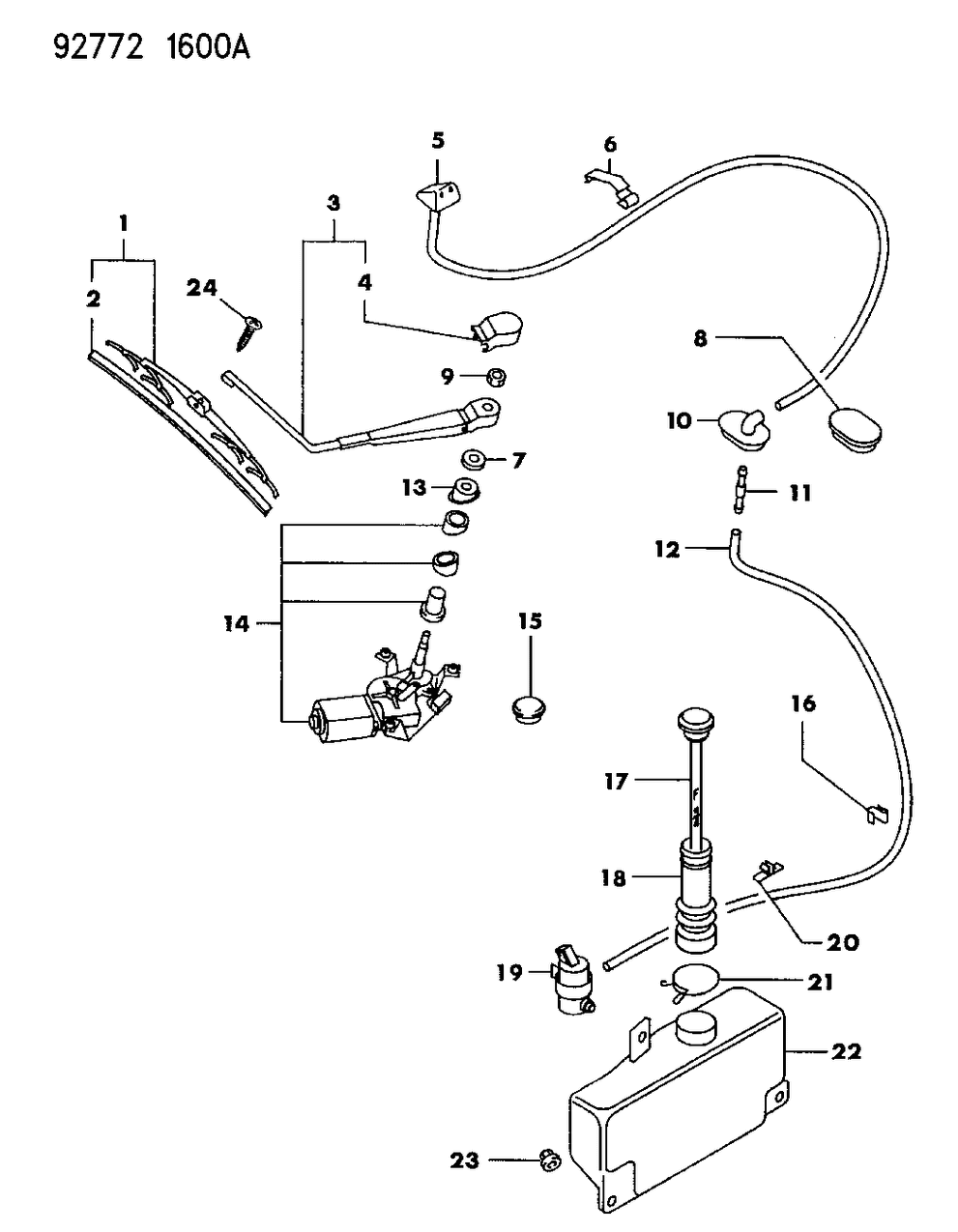 Mopar MB622809 Joint, Rear