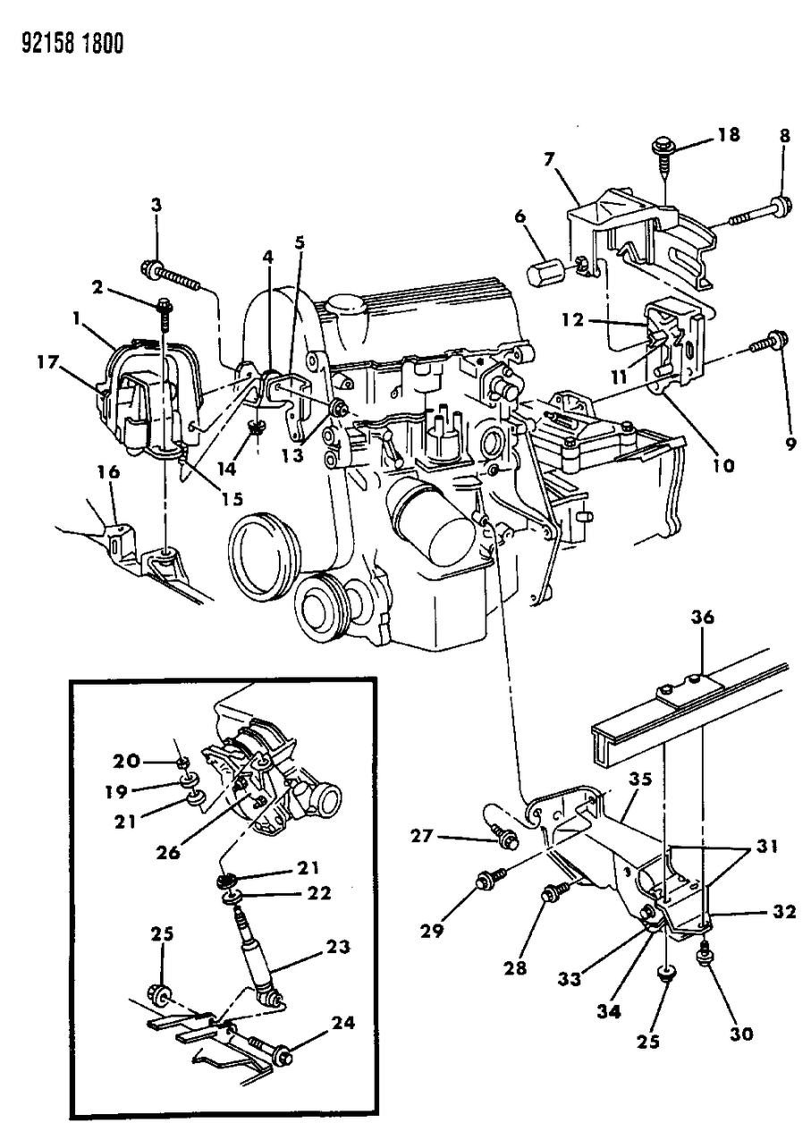Mopar 4612093 Side Mount