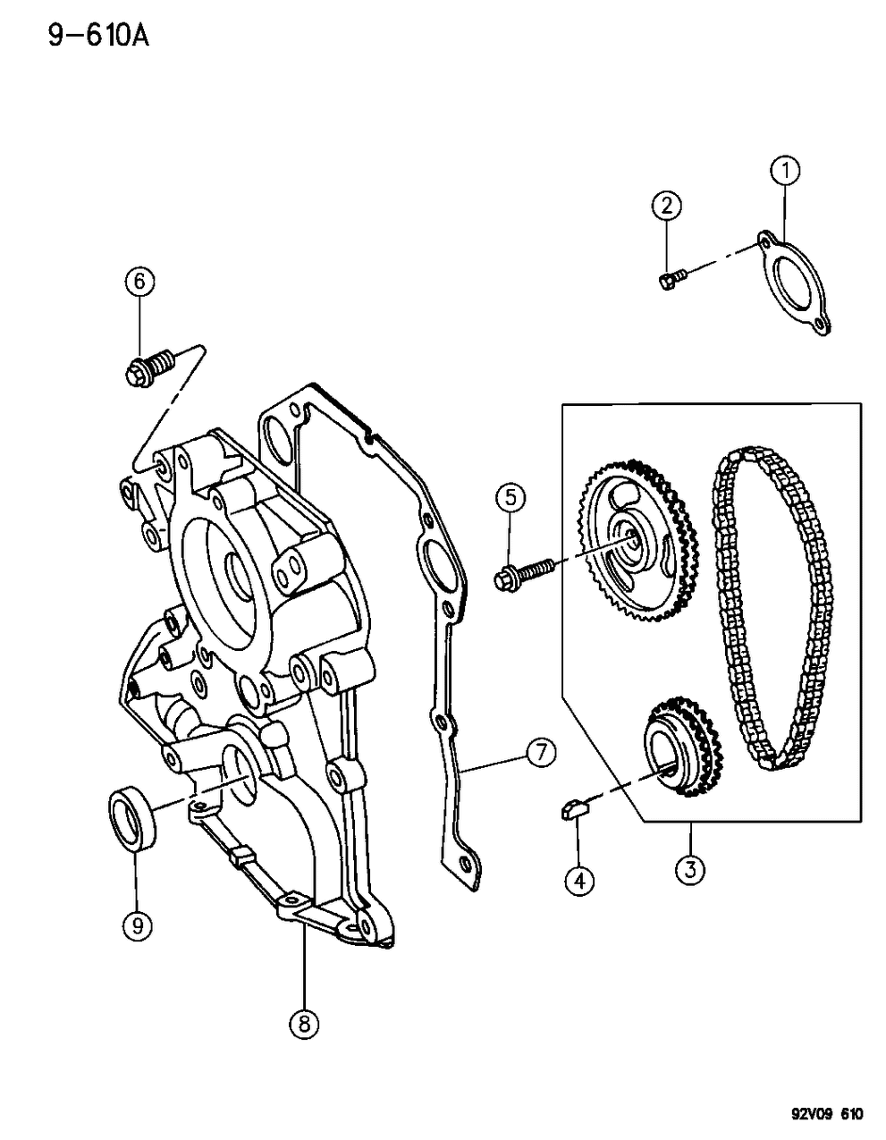 Mopar 5245133 Timing Cover Gasket