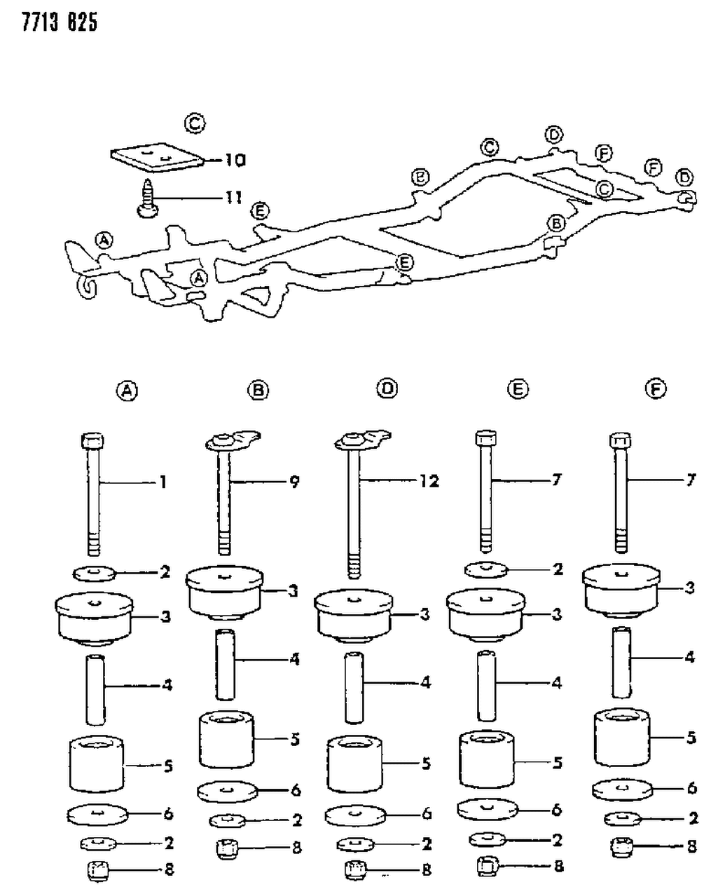 Mopar MB275218 Washer, Body Mounting