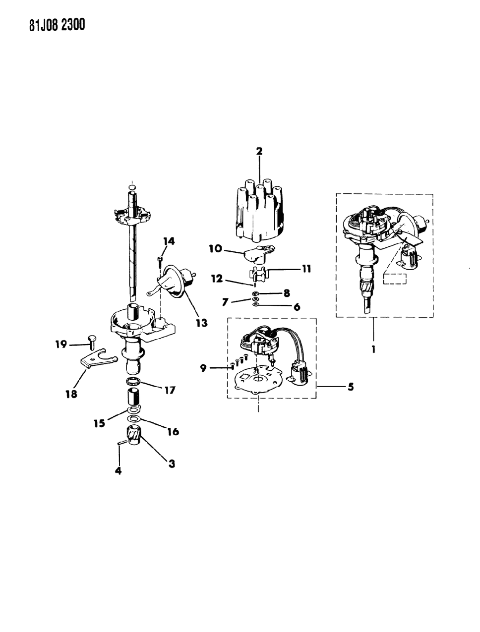 Mopar J8131968 Distributor Advance