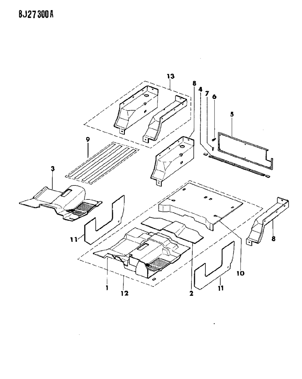 Mopar 5AF21JY6 Carpet, Cargo