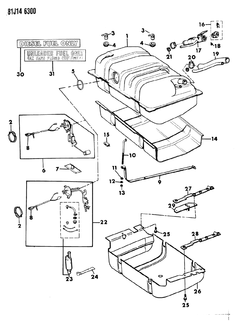 Mopar 52000128 Fuel Tank Mount Strap