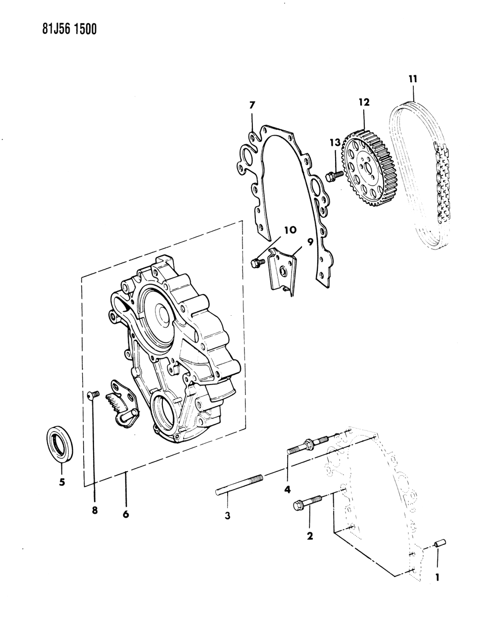 Mopar 83501487 Front Crank Seal