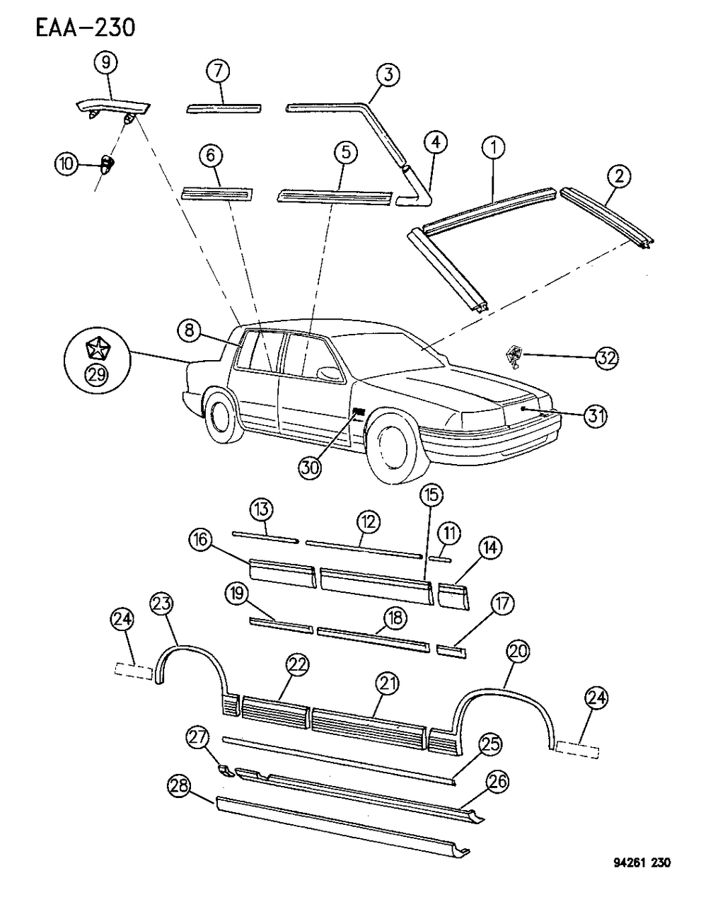 Mopar 4630238 Emblem