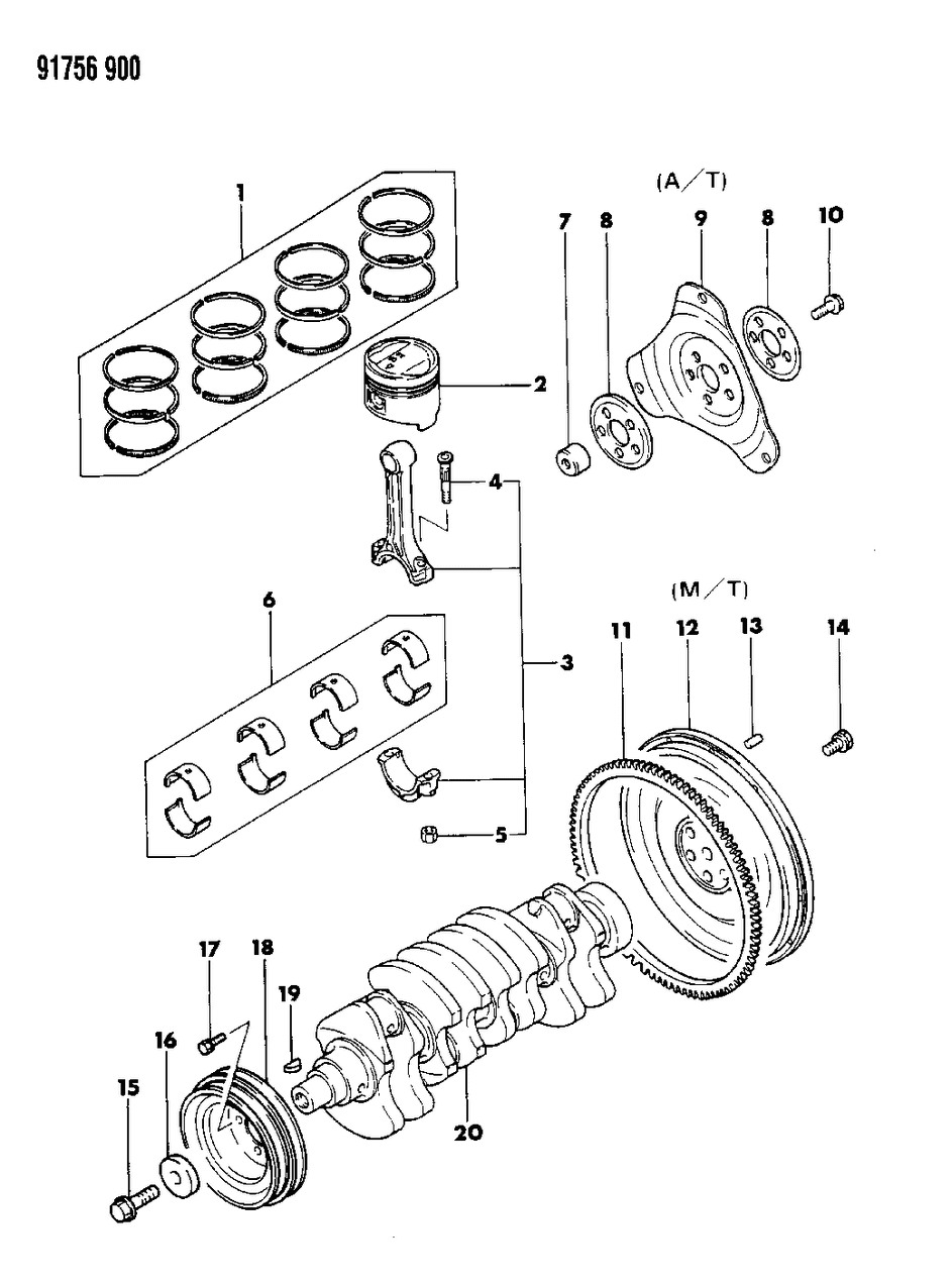 Mopar MD125890 Pulley, Crankshaft Damper