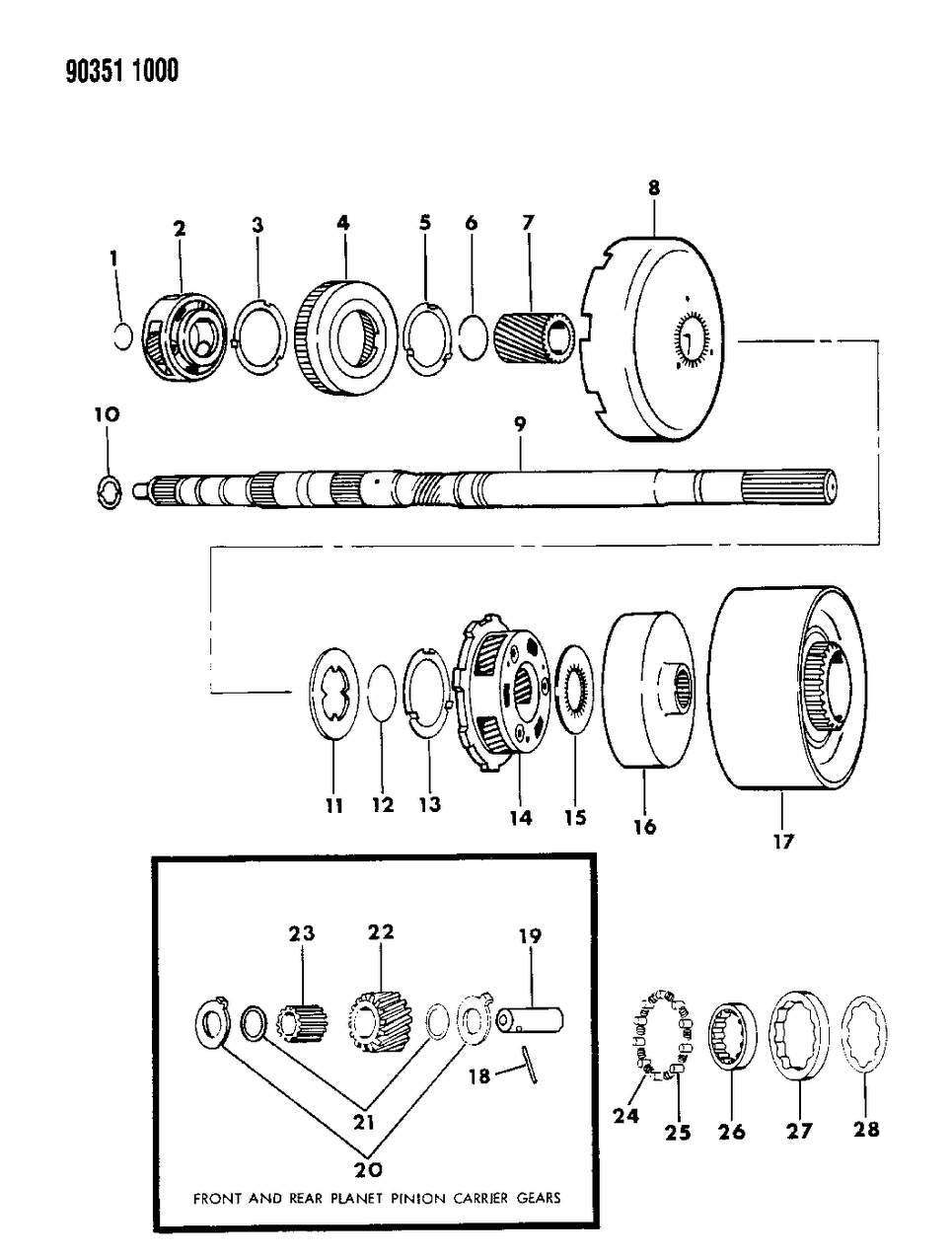 Mopar 4617560 Shaft, W/Plug, Output 16 - 3/4" Length, All Engines