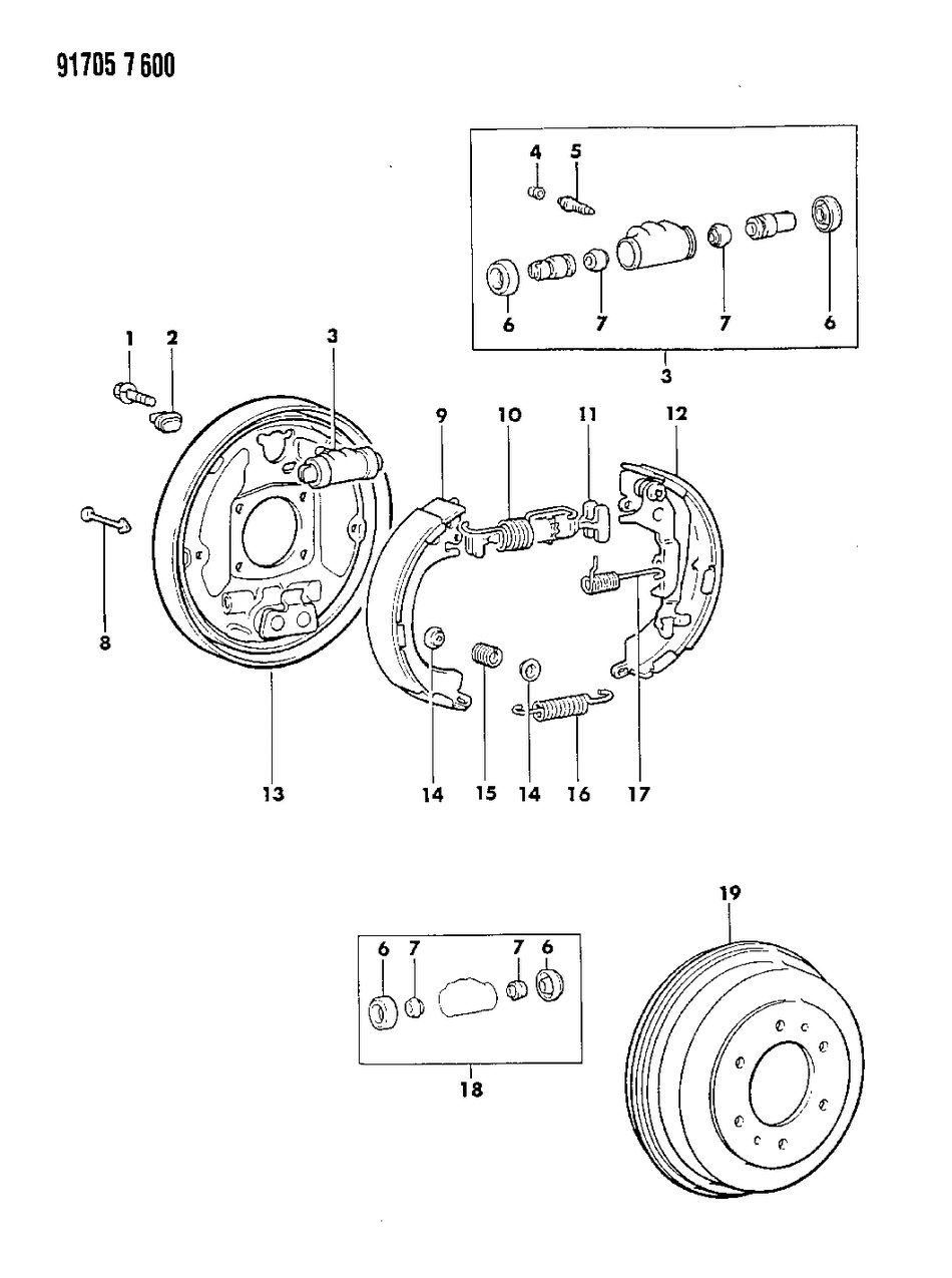 Mopar MB193839 Adjuster, Brake Shoe, Left
