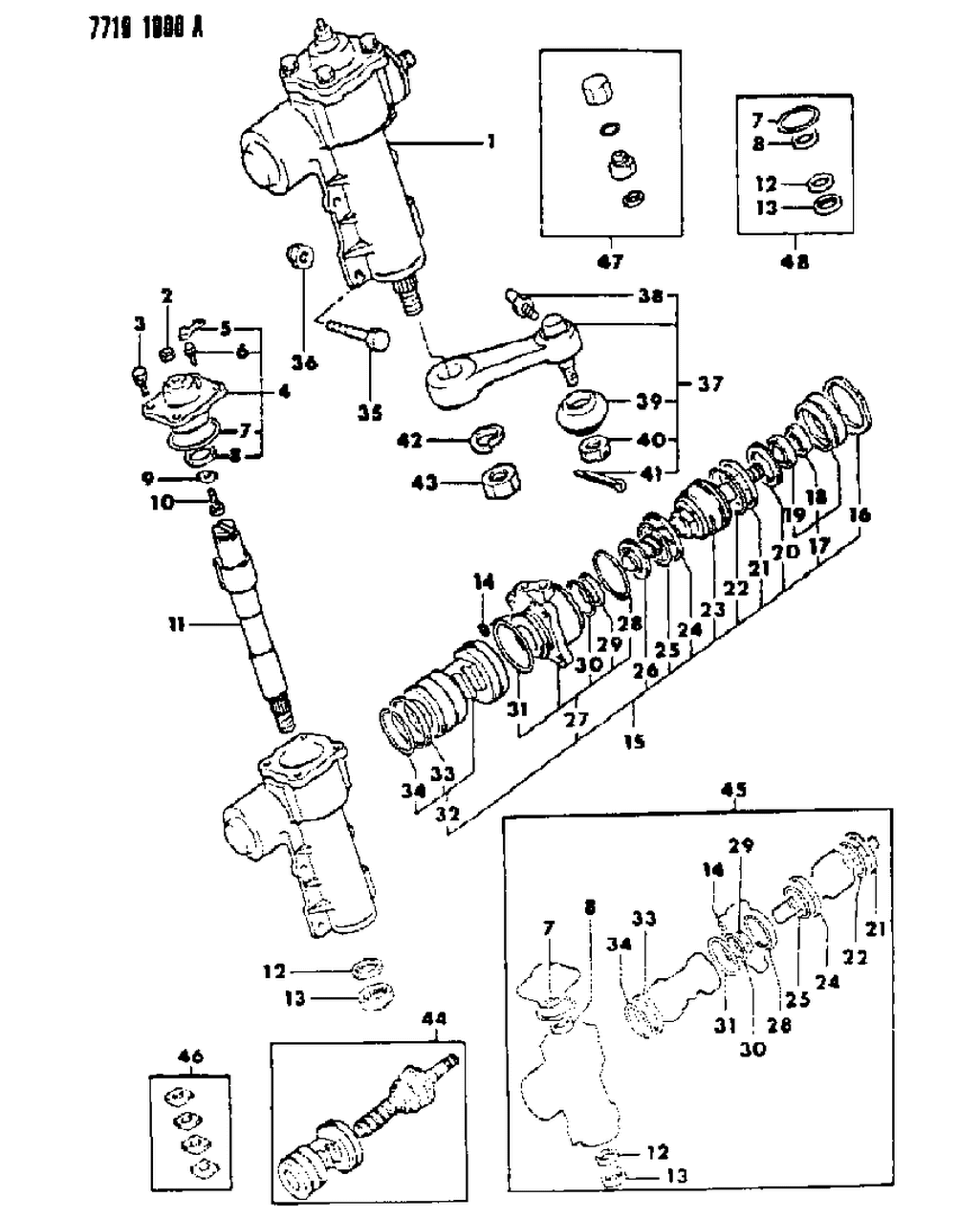 Mopar MB185512 Plate Set, Adjuster Cross Shaft