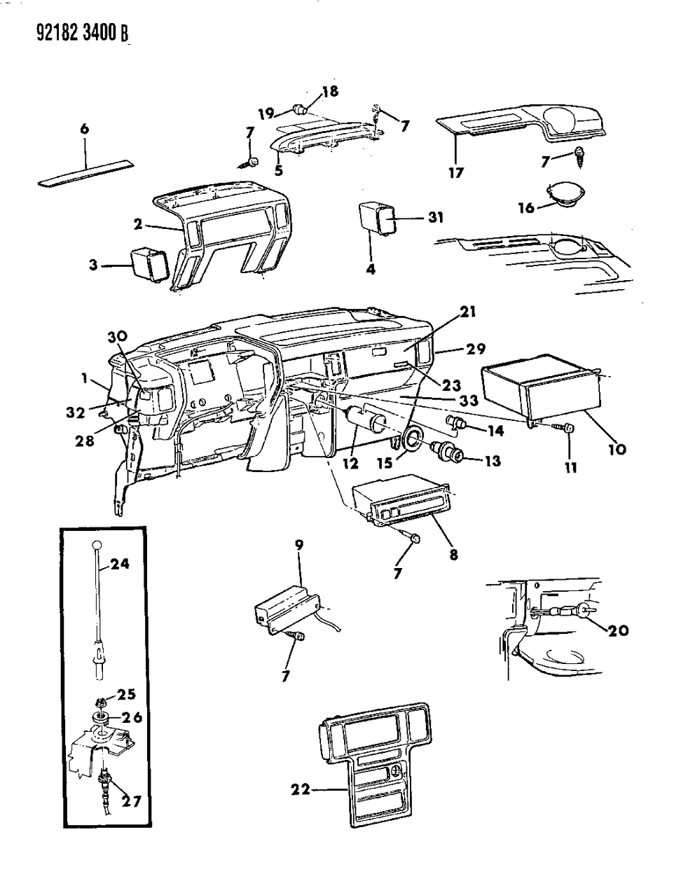Mopar 4524057 Latch Retainer