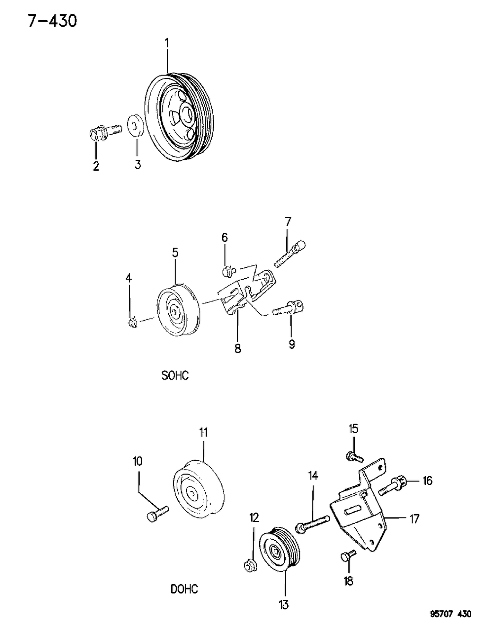 Mopar MF241886 Bolt, Cooling Fan (10X35)