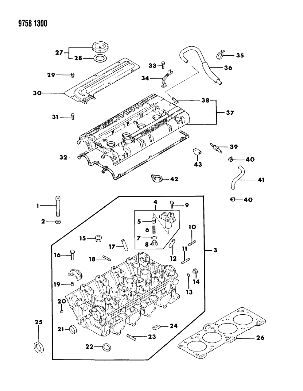 Mopar MS401431 Stud, Cylinder Head (8X35)