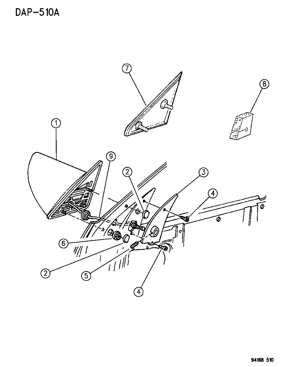Mopar 4299925 Mirror