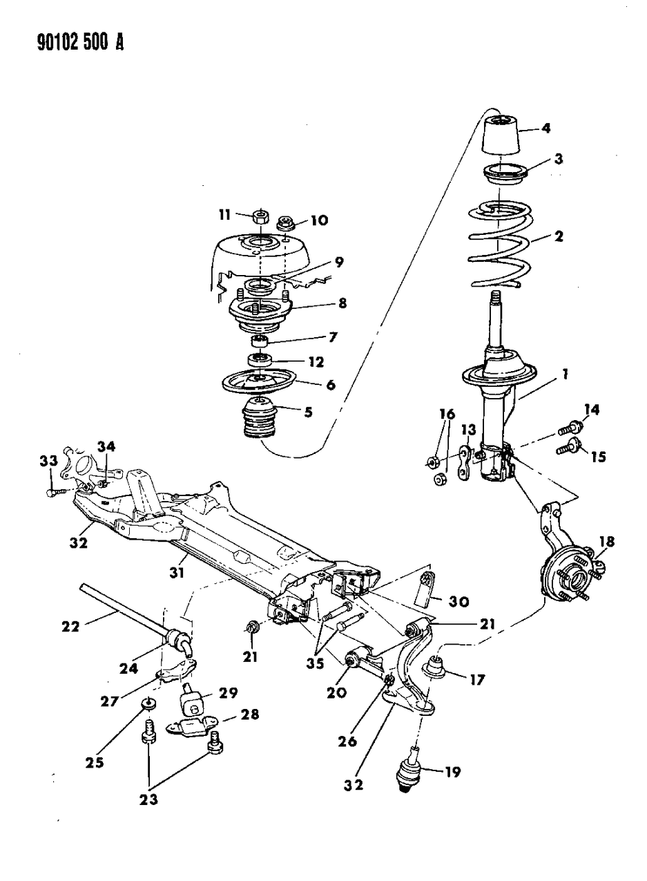 Mopar 4322835 Control Arm Bushing