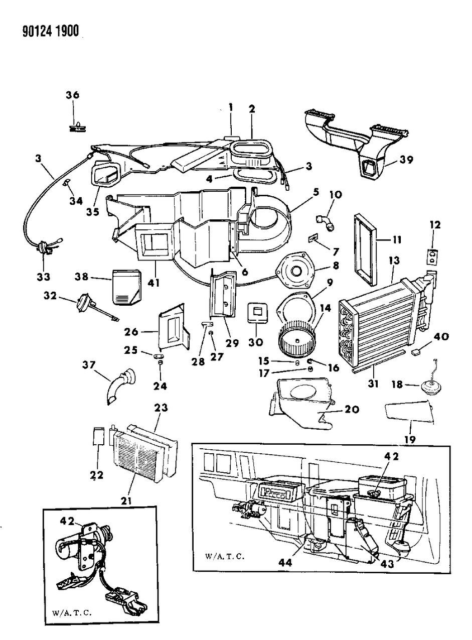 Mopar 4443135 Sensor, ATC In Car Power Aspirator, Without Aspirator Hose