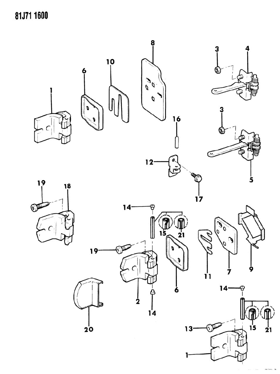 Mopar 55008099 Hinge Pin