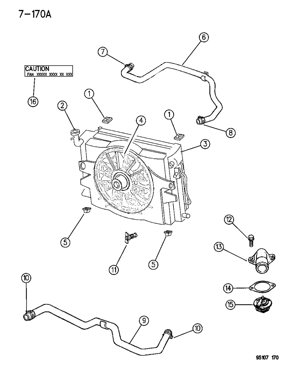Mopar 4546535 Upper Hose