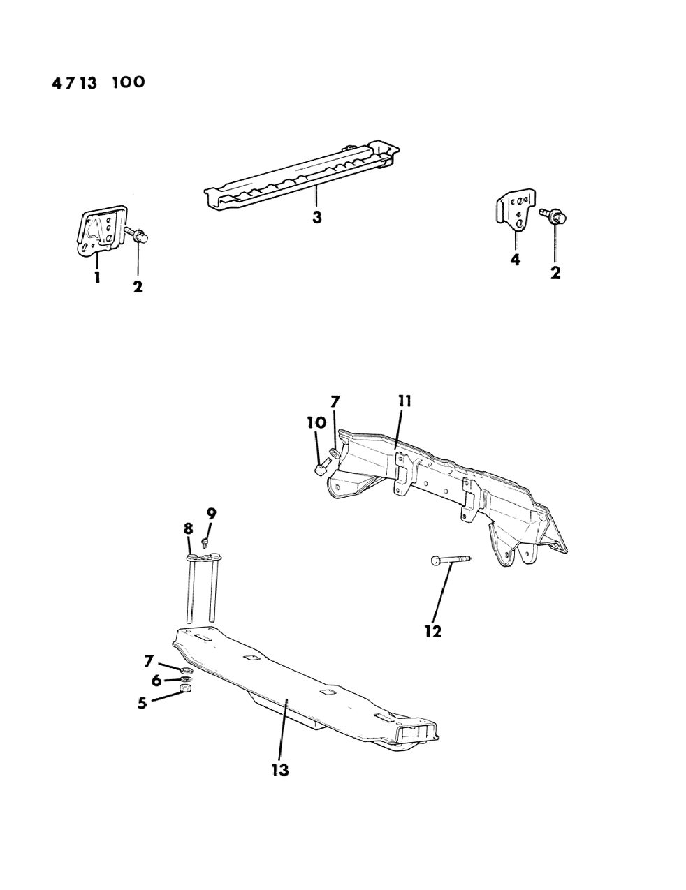 Mopar MB233559 Bolt (10 X 30)
