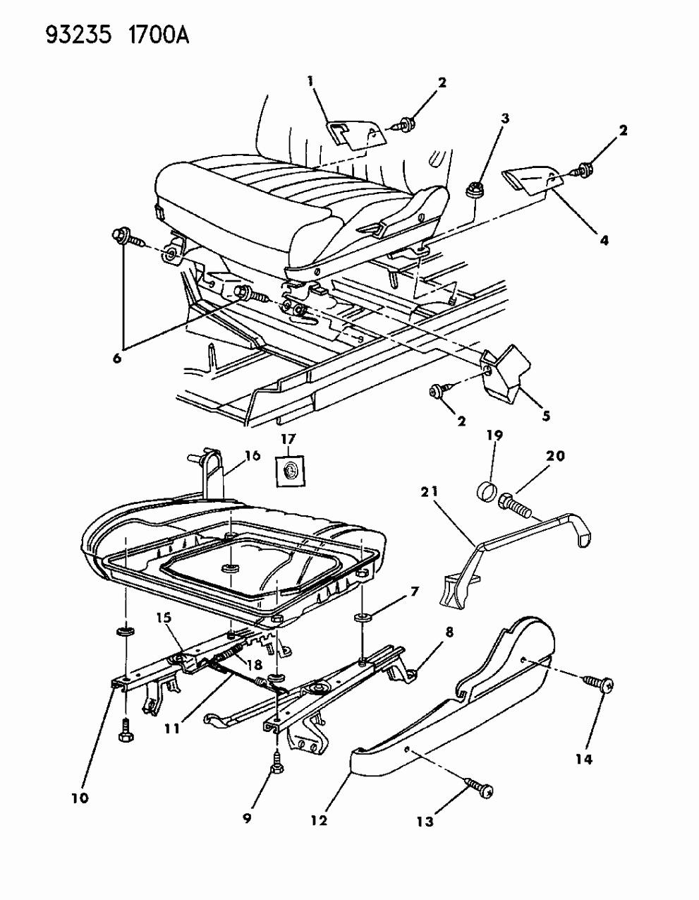 Mopar 4679341 Spring, Latch Return, Right
