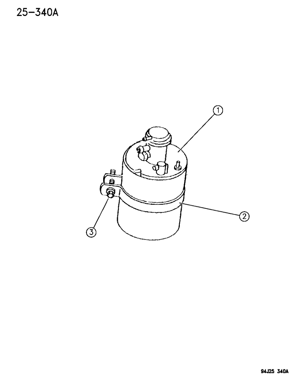Mopar 53030298 Bracket, Canister