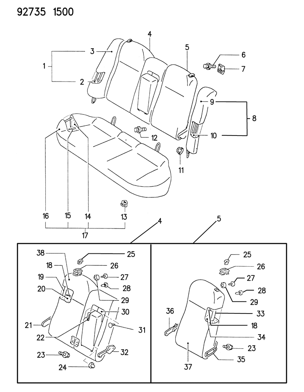 Mopar MF455497 Screw, Tapping (4 X 12)