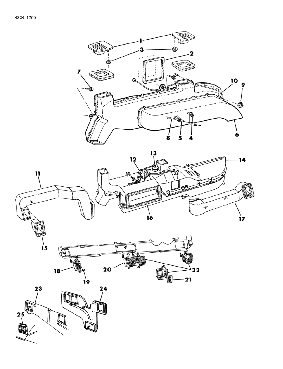 Mopar 4114730 Cable, Heater, And Defroster Door Control