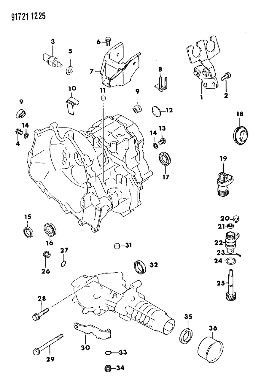 Mopar MB837031 Output Shaft Seal
