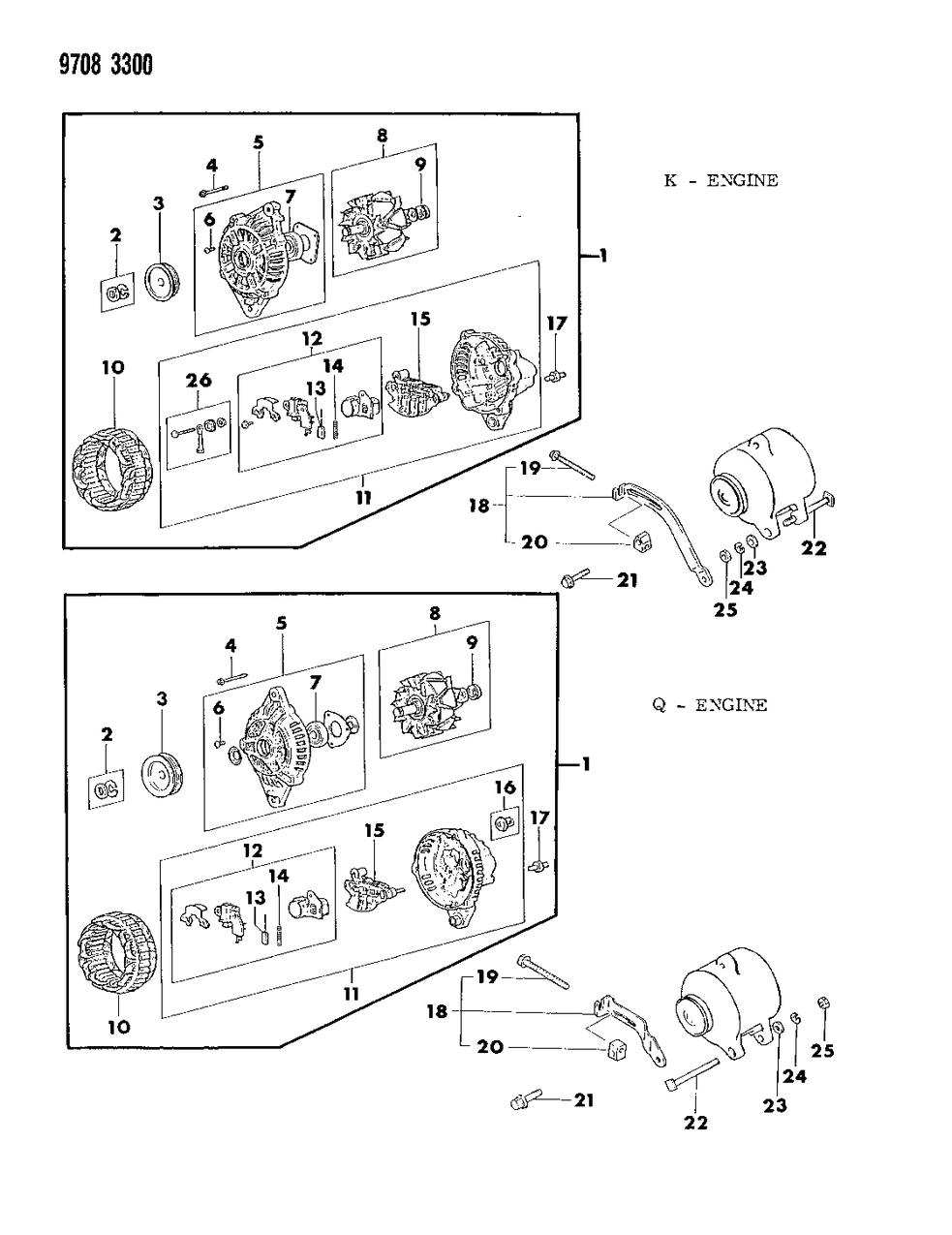 Mopar R136838M Alternator