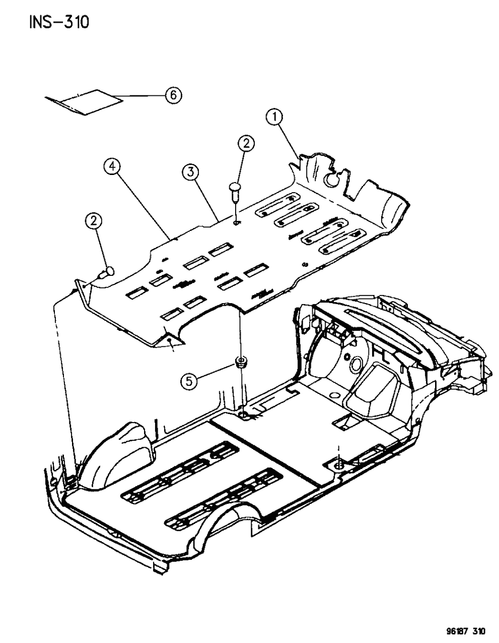 Mopar 82300820 Mat, Floor
