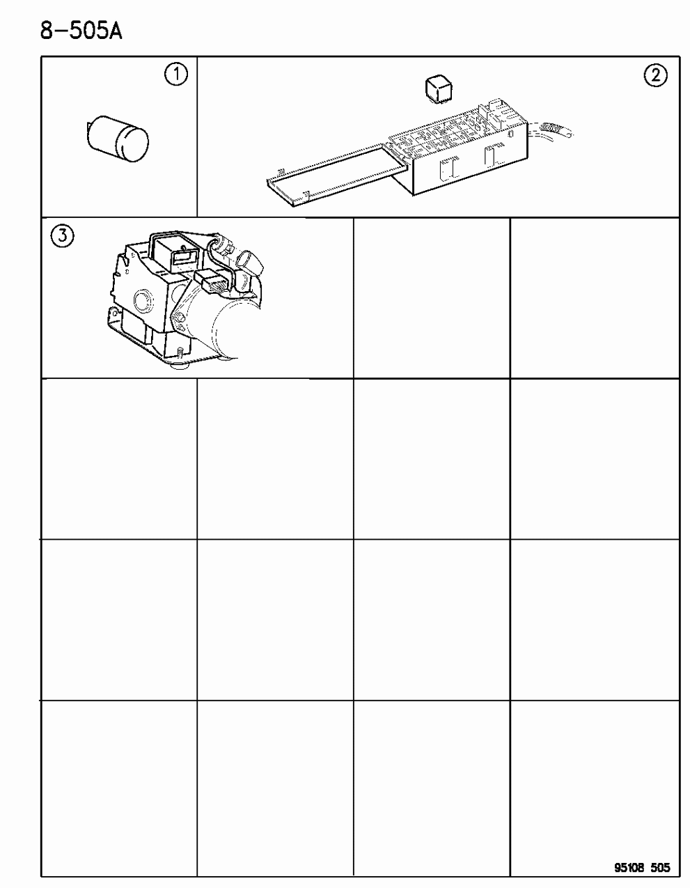 Mopar 5269787 Relay, Smart Dome Lamp Time Out
