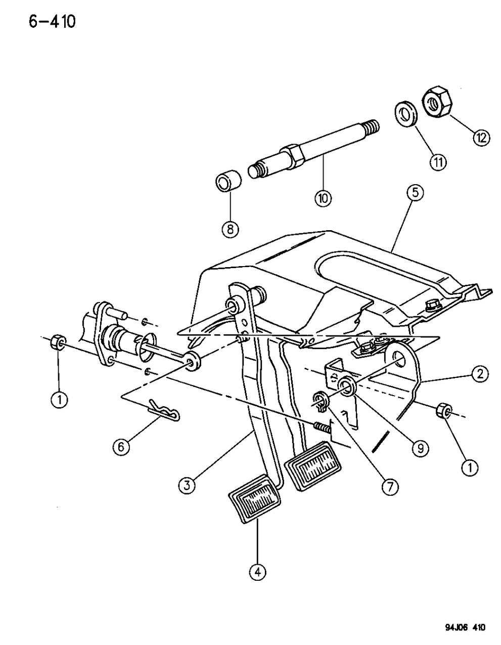 Mopar 53007964 Pedal, Clutch