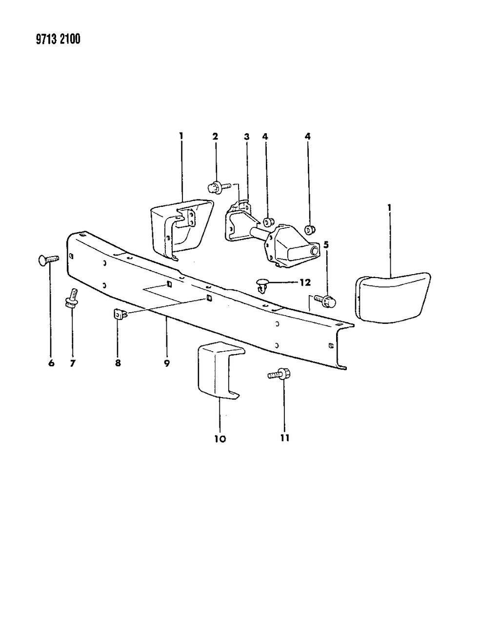 Mopar MB369582 Extension, Front