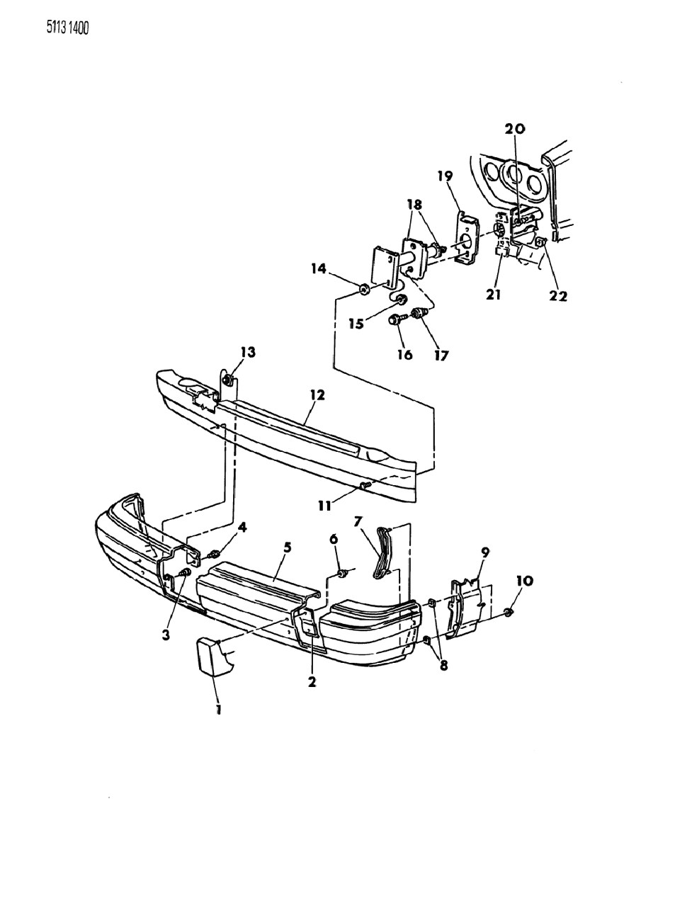 Mopar 4334003 Bumper Cover