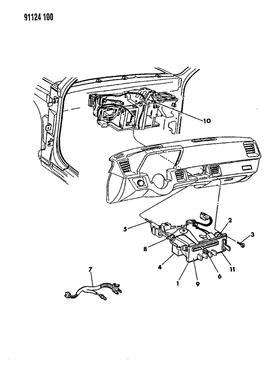 Mopar 4443134 Socket And Bulb Package, A/C., Heater Control Lamp