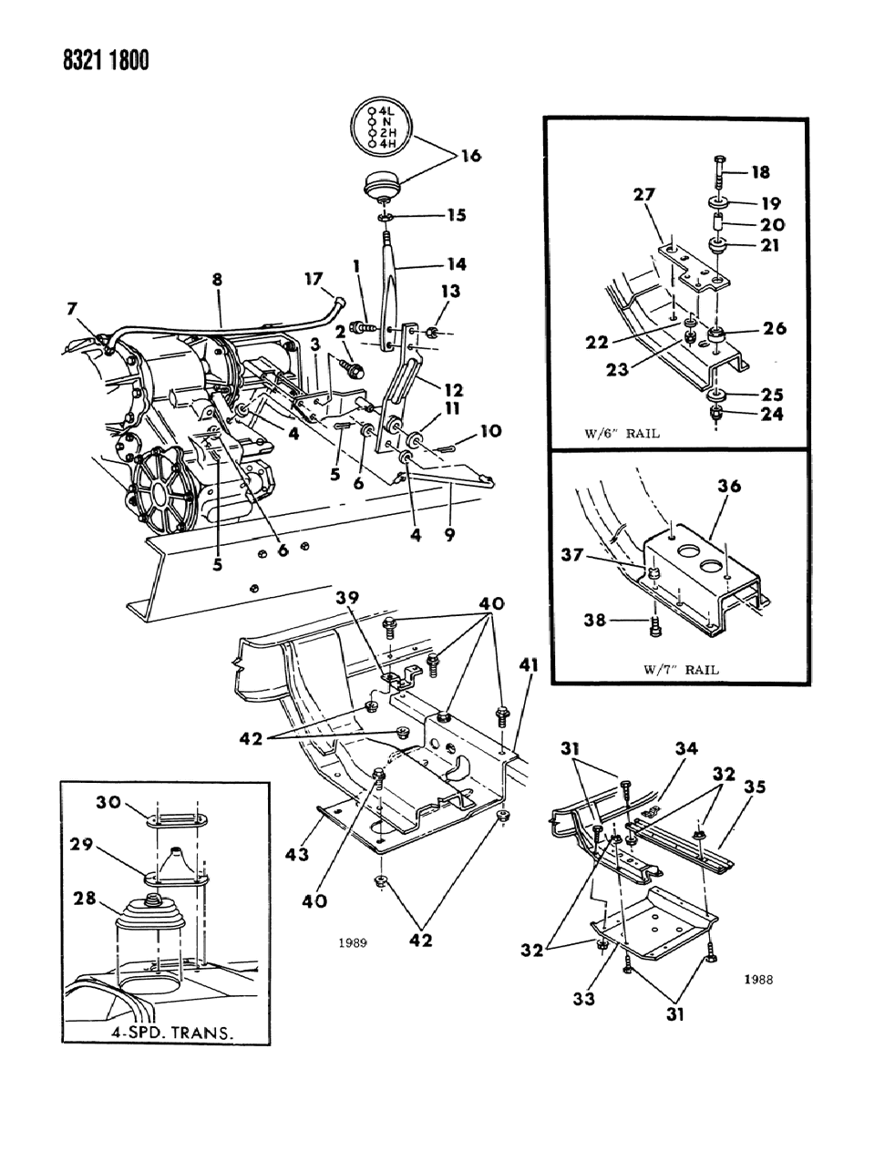 Mopar 4431299 Knob Package, Gearshift Lever