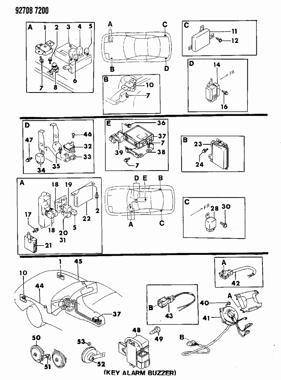 Mopar MB510925 Intermittent Relay