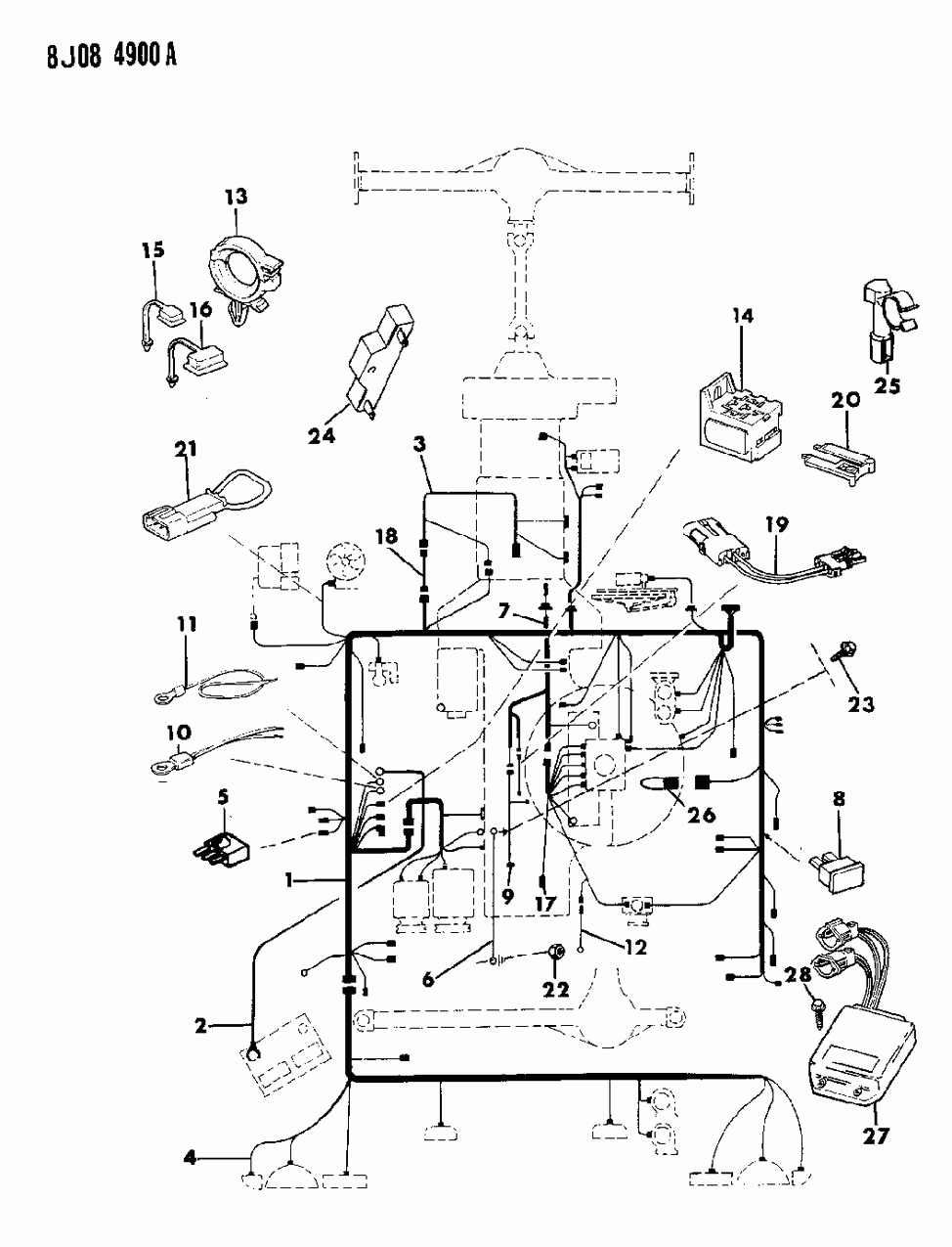 Mopar 56003626 Harness, Electronic Engine Control