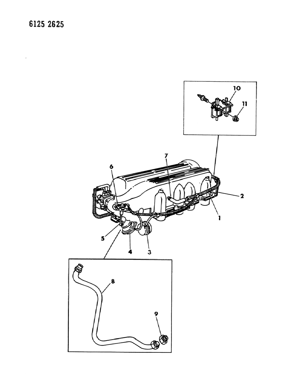 Mopar 5227333 Solenoid, Dual Vacuum - Waste Gate And EGR Purge