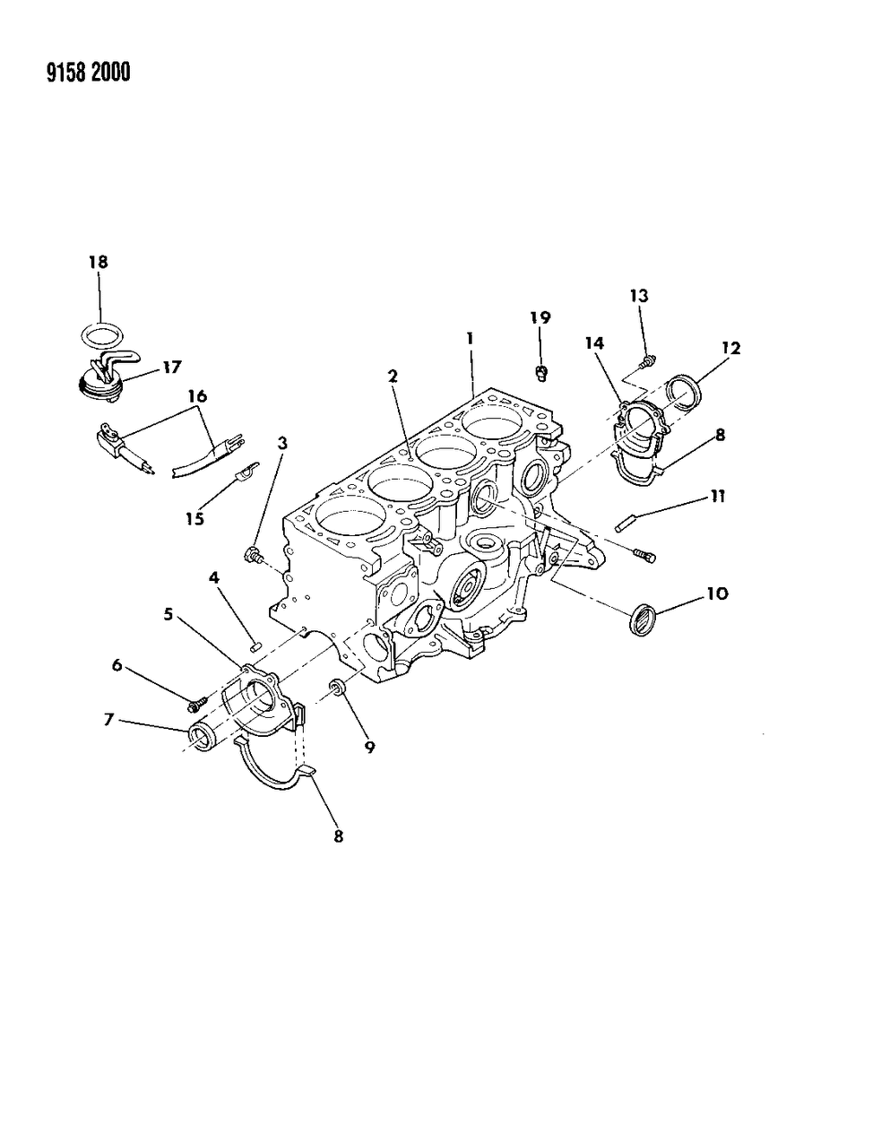 Mopar R0525192 Short Block