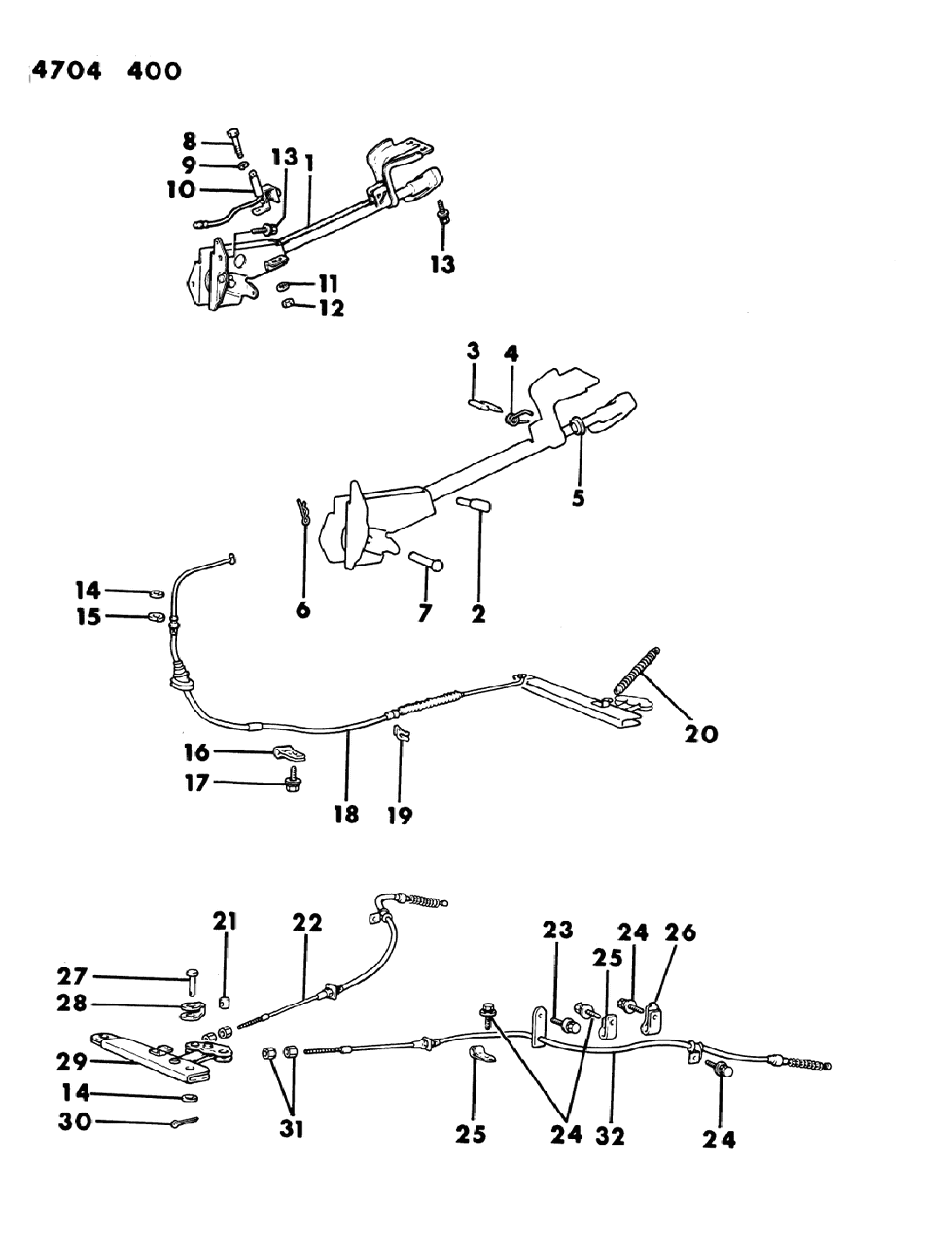 Mopar MT362077 Clip, Parking Brake Cable