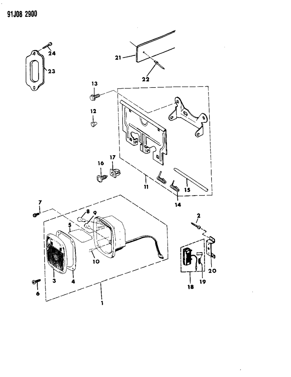 Mopar J5764216 Bracket Assembly, License Plate